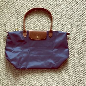 Blue Medium Longchamp Shopping Bag